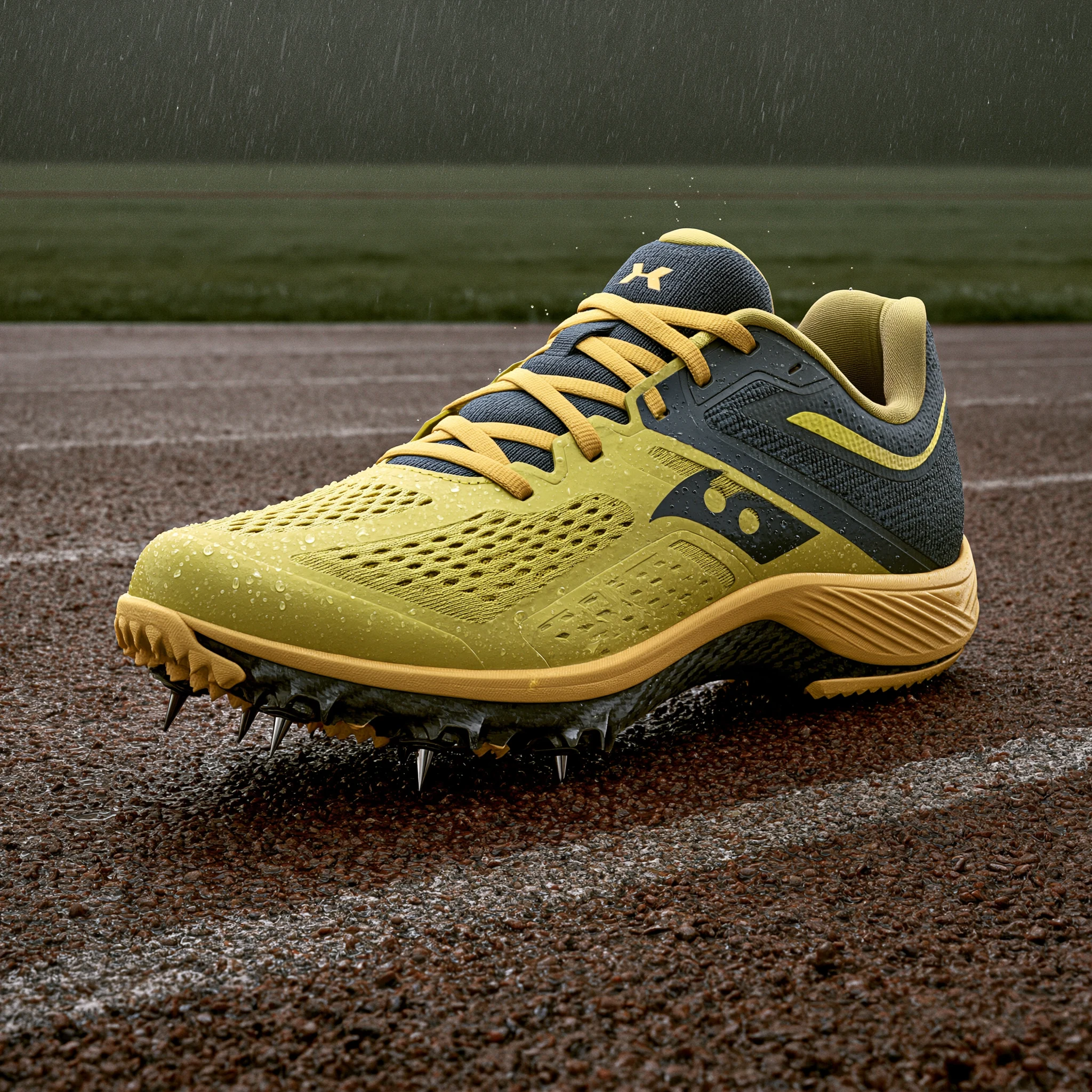 A1 Spike. Outsole and pin pattern.